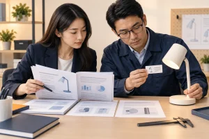 مقایسه گزارش آزمایش با نمونه کالای سفارش
